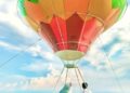 Pemandangan indah dari balon udara Benhill Lombok