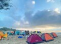 Kawasan camping ground di Pantai Rambang